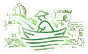 logo verde lines